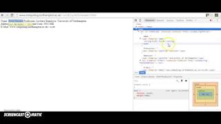 extracting information microdata from a website