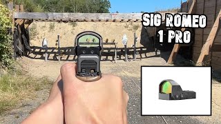 Sig Romeo 1 Pro - unboxing and range test