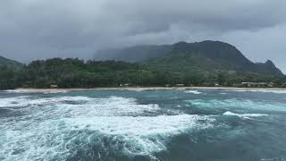 Wainiha Beach, Wainiha Bay, Kauai, Hawaii (Mavic 3)