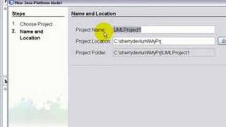 99 Sec, Creating a UML Project in NetBeans