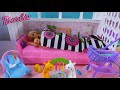 Barbie and Ken in Barbie Dream House Story: Baby Morning Routine w Barbie’s Baby First Doctor Visit