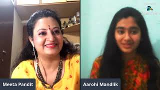 Study Indian Music/ Meeta Pandit's Student /Online (virtual) Music Concert / Aarohi Mandlik