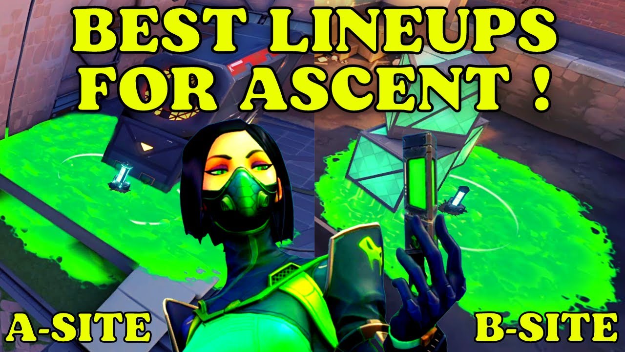 BEST 8 INSANE VIPER LINEUPS ASCENT IN VALORANT 2023 - YouTube