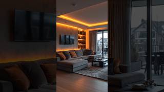 Profile lights in wardrobe | Under cabinet lighting | Profile light in ceiling #shorts