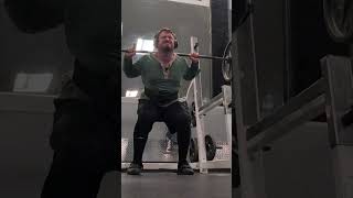 375 high bar squat RAW PR