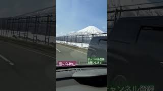 札幌からニセコへ#羊蹄山#車中#雪