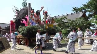 🔴2017年7月20日【土崎港曳山祭り】☀郷社参り(ごうしゃまいり) ❗ 幕洗川三区