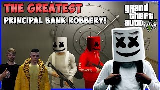 THE GREATEST PRINCIPAL ROBBERY SA BILLIONAIRE CITY! | GTA 5 Roleplay