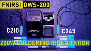 QR4You:  FNIRSI DWS-200 Iron Soldering Station, 200W Peak Power and C245 + C210 Cartridges.