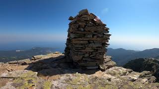 Thassos - on top of Peak Ypsario Varful Ypsario