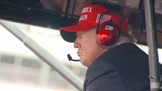 Donald Trump watches Coca-Cola 600 race in Charlotte