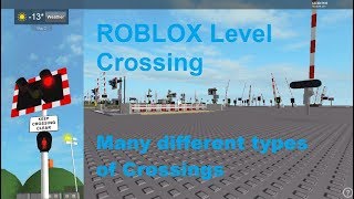 Roblox Automated Level Crossing With Led Lights Railway Crossing Uk Level Crossing On Roblox - roblox level crossing