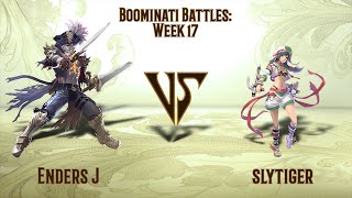 Enders J (Cervantes) VS slytiger (Talim) - BB: Week 17 (30.07.2020)