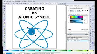 Inkscape Quick Tutorial creating atomic icon