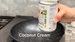 How to Make Latik Using Canned Coconut Cream