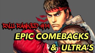 USF4~Ryu Ranked #14-EPIC Comebacks \u0026 ULTRA’S!!![Daigo \u0026 Tjommmi needs This RYU!!!]SF4 in 2020