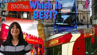 The BEST Hop On Hop Off Tours in London - How to Choose between Big Bus TOOT Golden Tours and City S