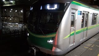 【小田急線】【伊勢原駅　発車】【東京メトロ千代田線の車両　16000系】【第27編成】【神奈川県　伊勢原市】【小田急小田原線　小田急電鉄】