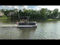 first ride on bennington pontoon powered by a torqeedo electric motor @ lodder s marine