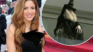 Shakira places witch mannequin in front of Pique's mother's house, creating a family feud
