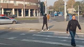 Trams Zagreb 427 - ZET trams Savska cesta - Vukovarska Zagreb.