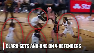 Caitlin Clark gets by 4 DEFENDERS for an and-one bucket 😤 | WNBA on ESPN