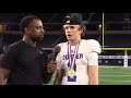 cte media interview with state champ gunter qb hudson graham