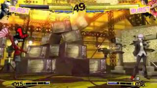 P4U - Persona 4 The Ultimate in Mayonaka Arena Gameplay [PS3 XboX 360]