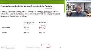 CFE Technical Accounting IFRS  ASPE Course   Day 4 Non monetary transactions