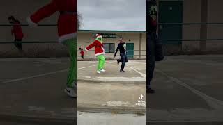 The Grinch visited Houston School.