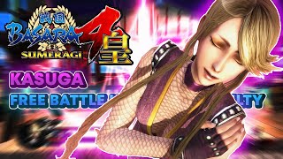 Kasuga Free Battle Mode Difficulty  [Heaven] - Sengoku Basara 4 Sumeragi Gameplay [No Commentary]