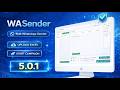 WA Sender v5.0.1 Latest Update 🔥 Bulk WhatsApp Sender | Upload Excel & Start Campaign