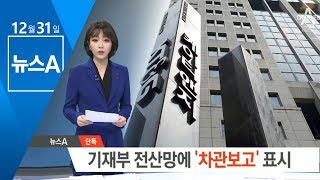 [단독] 기재부 전산망에 버젓이 ‘차관보고’ 표시 | 뉴스A