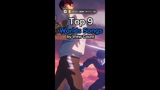 TOP 9 WORLDS SONGS OF ALL TIME #lolesports #worlds2023 #leagueoflegends