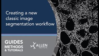 Allen Cell Structure Segmenter Tutorial | Creating a new classic image segmentation workflow