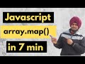 Master JAVASCRIPT array.map() in 7 minutes in Hindi || map method in javascript es6
