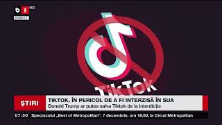 TITKTOK, ÎN PERICOL DE A FI INTERZISĂ ÎN SUA_Știri B1TV_8 dec. 2024