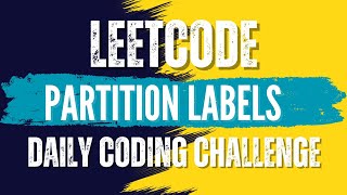 LeetCode : 763. Partition Labels 💛🖤 Solution link👇🏻🔗 #leetcode #java #coding #trending
