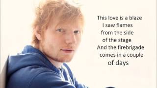 Ed Sheeran - SING [Lyrics]