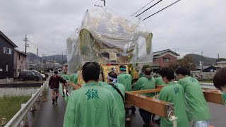 4K★2022甲八幡　帰路・蔵納め　鍛治内　甲八幡神社秋祭