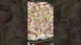 【簡単絶品】塩麹漬けの生姜焼き。