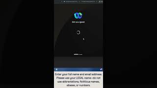 How to join a virtual hearing using webex