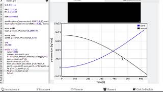 Modeling the Earth Moon System with Python