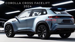 The new and improved Toyota Corolla Cross will debut in 2024 with a base price of $24,000.