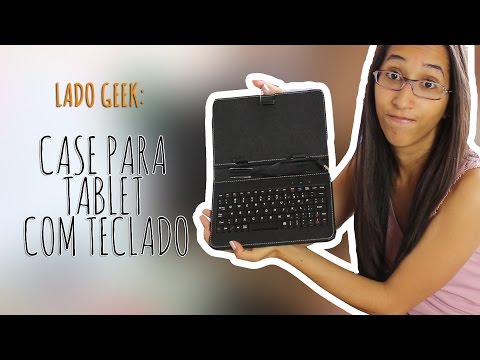 Case com teclado para tablet - Lado Geek - SamSamySam Case com teclado para tablet - Lado Geek - SamSamySam