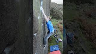 Highball Fall from Samson (Font 8A/V11)  #climbing #bouldering