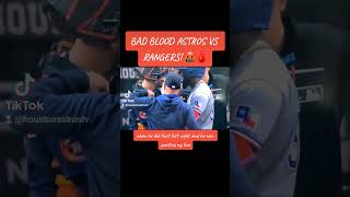 BAD BLOOD ASTROS VS RANGERS! 🤬🩸@houstonastrostv @astros #astros #alcs #rangers #badblood #stros