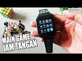 MAIN GAME PUBG, FREE FIRE, ML, GTA, POKEMON, MINECRAFT DI JAM TANGAN - Smartwatch W5 Aladeng 4G