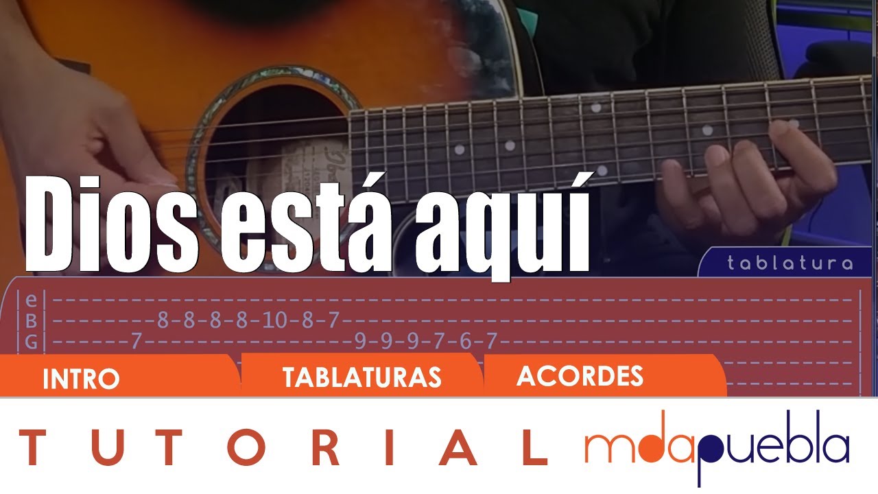 Dios Está Aquí Tutorial Guitarra Acordes Tabs Chords Chordify