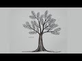 How to draw the Naam Tree Pencil Sketch / Neem Tree Drawing/ Neem ped chitr/ SKN Arts & Crafts